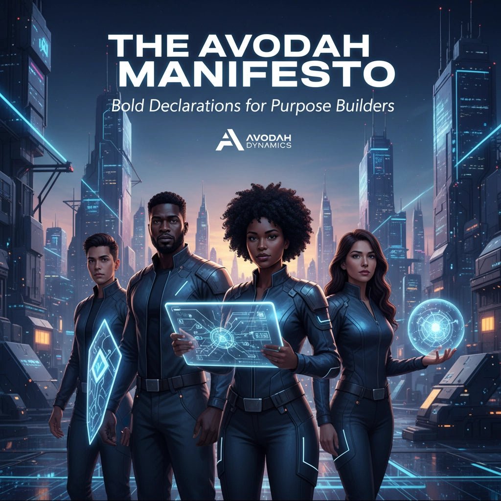 The Avodah Manifesto: Bold Declarations for Purpose Builders – Avodah Dynamics